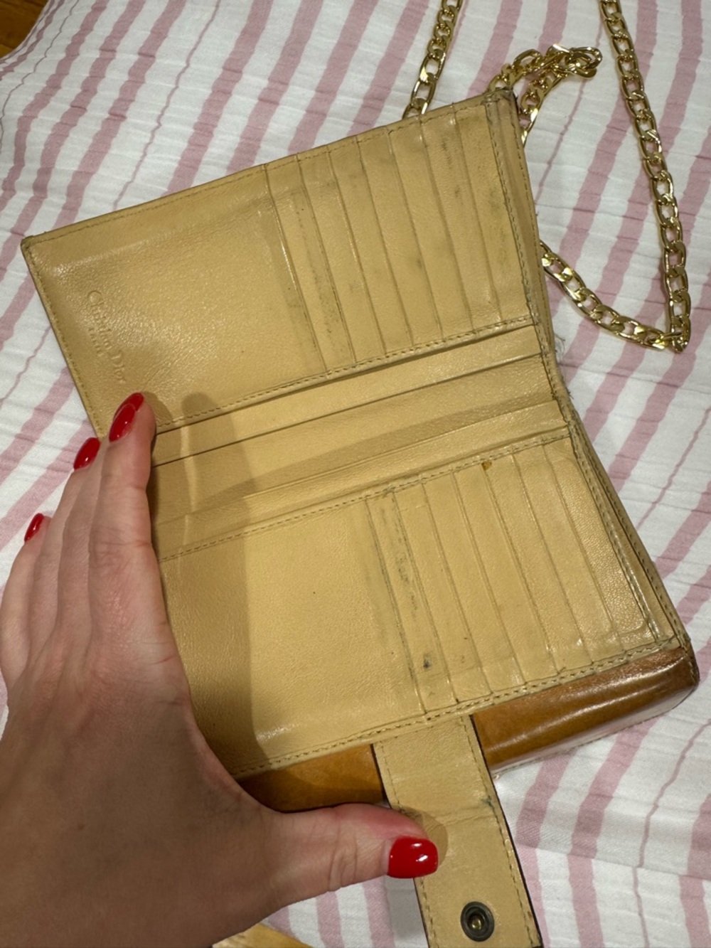 VINTAGE Christian Dior Trotter street chic long wallet - Picture 4 of 4